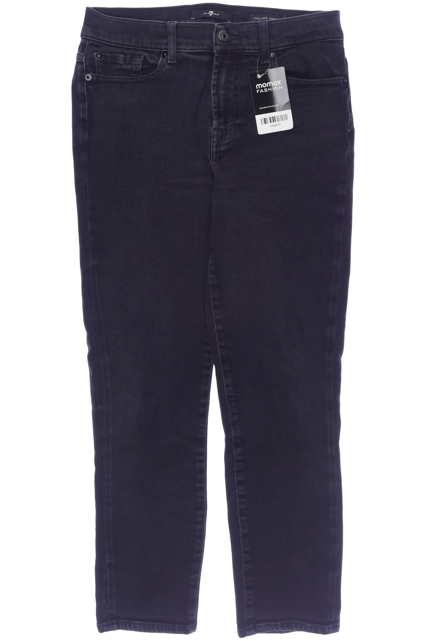 

7 for all mankind Damen Jeans, schwarz, Gr. 28