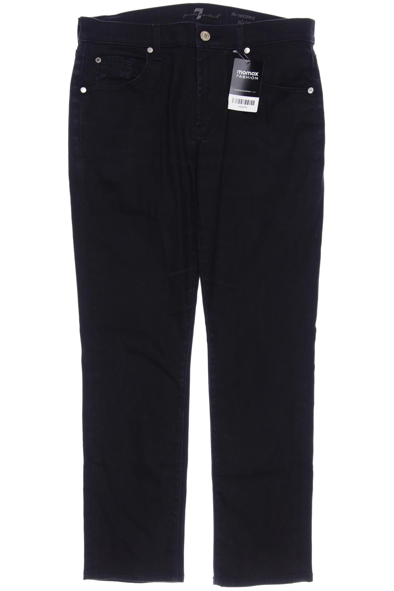 

7 for all mankind Herren Jeans, schwarz, Gr. 28
