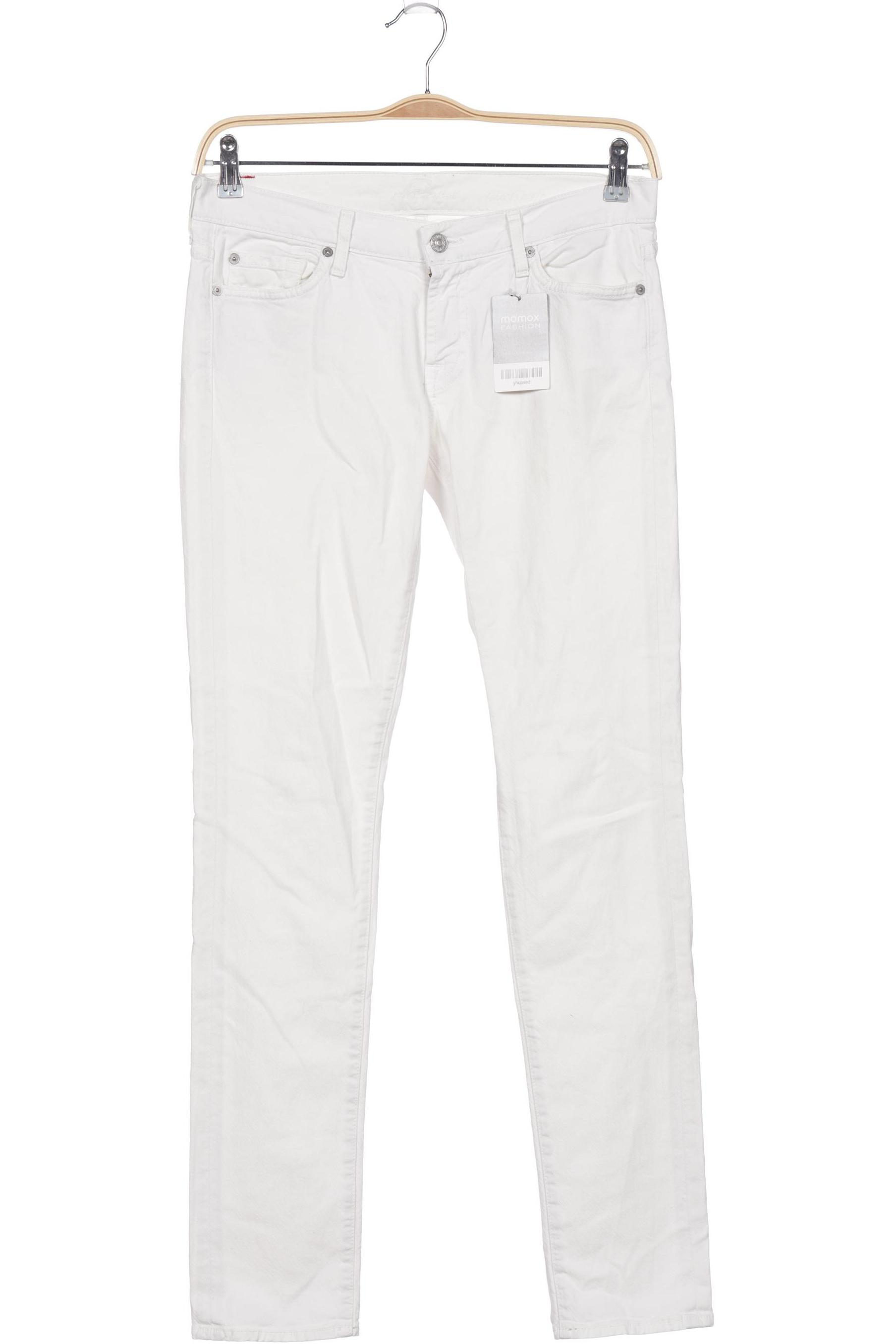 

7 for all mankind Damen Jeans, weiß