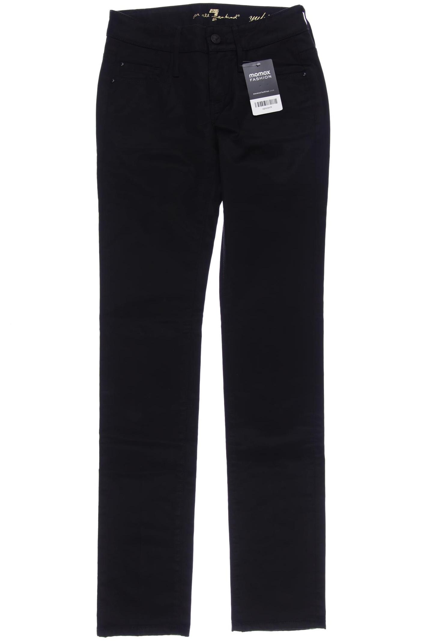 

7 for all mankind Damen Stoffhose, schwarz, Gr. 24
