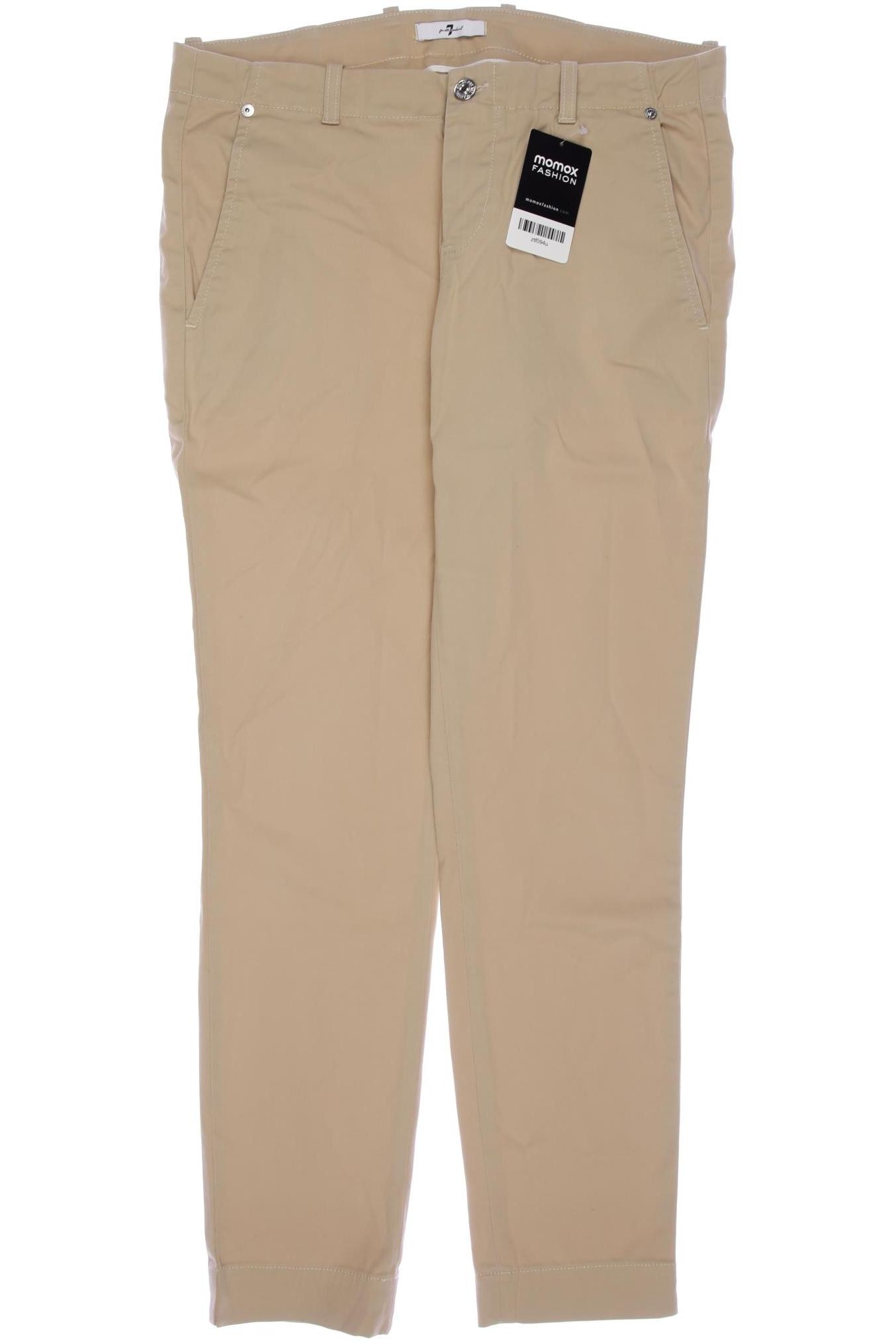 

7 for all mankind Damen Stoffhose, beige, Gr. 30