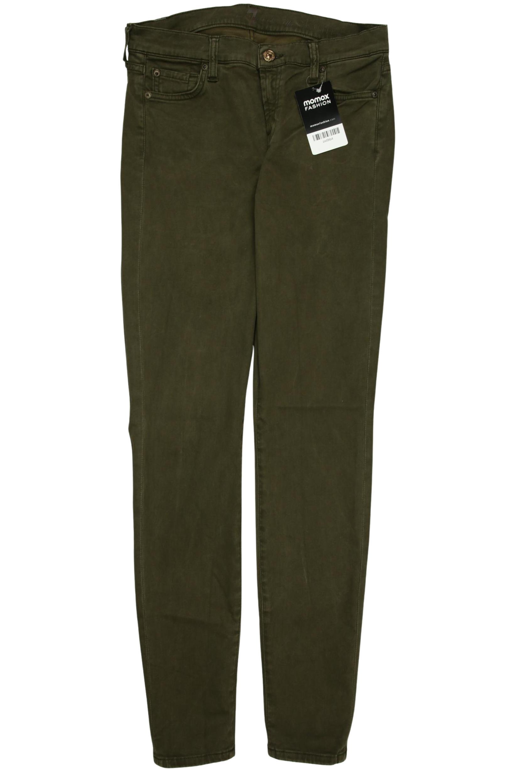 

7 for all mankind Damen Jeans, grün, Gr. 28