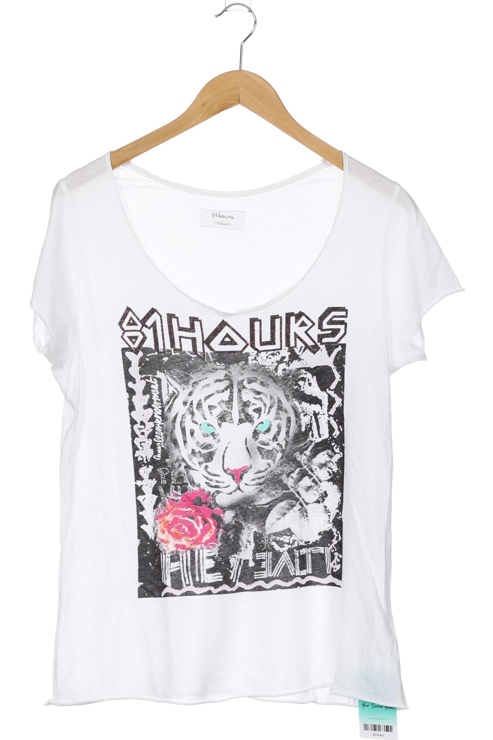 

81 hours Damen T-Shirt, weiß, Gr. 38