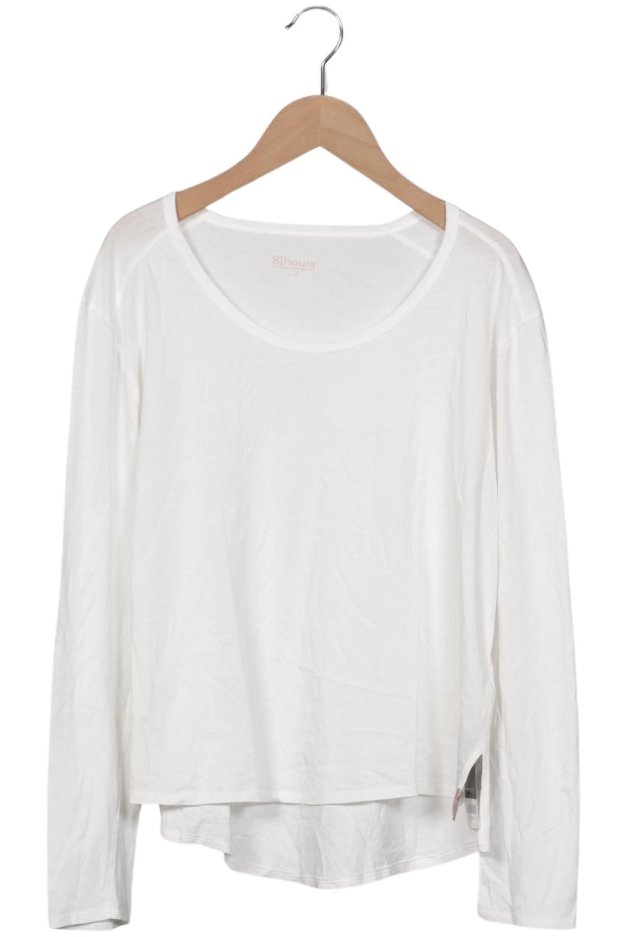 

81 hours Damen Langarmshirt, weiß, Gr. 36