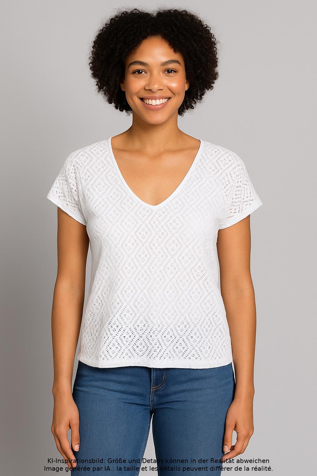 

81 hours Damen T-Shirt, weiß, Gr. 38