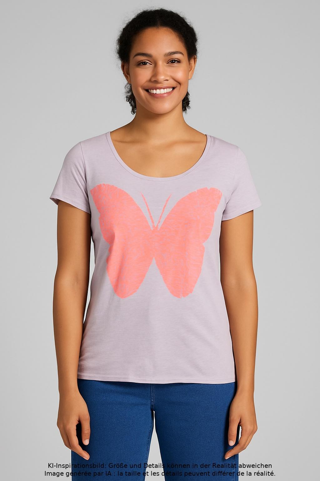 

81 hours Damen T-Shirt, flieder, Gr. 42