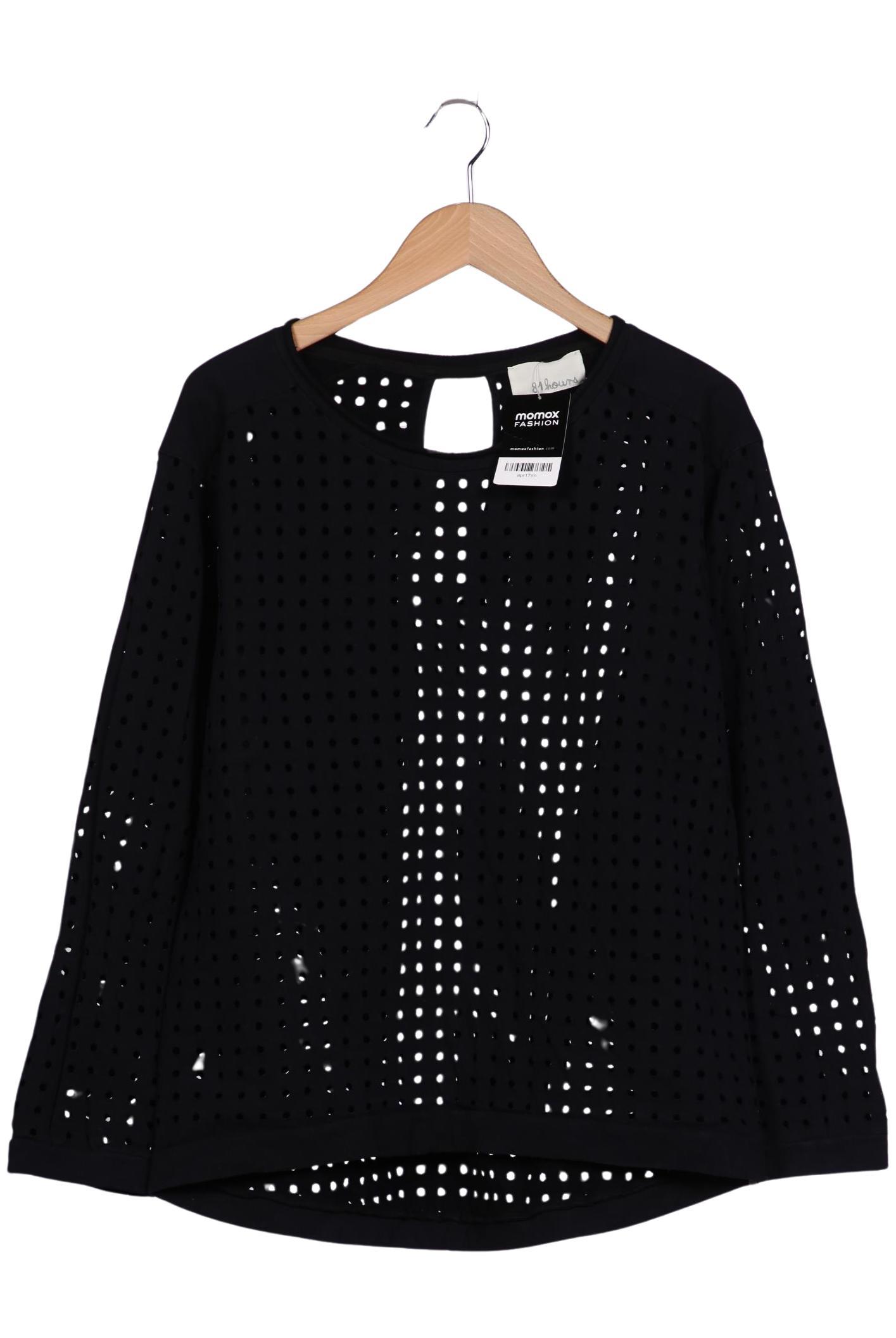 

81 hours Damen Sweatshirt, schwarz, Gr. 42