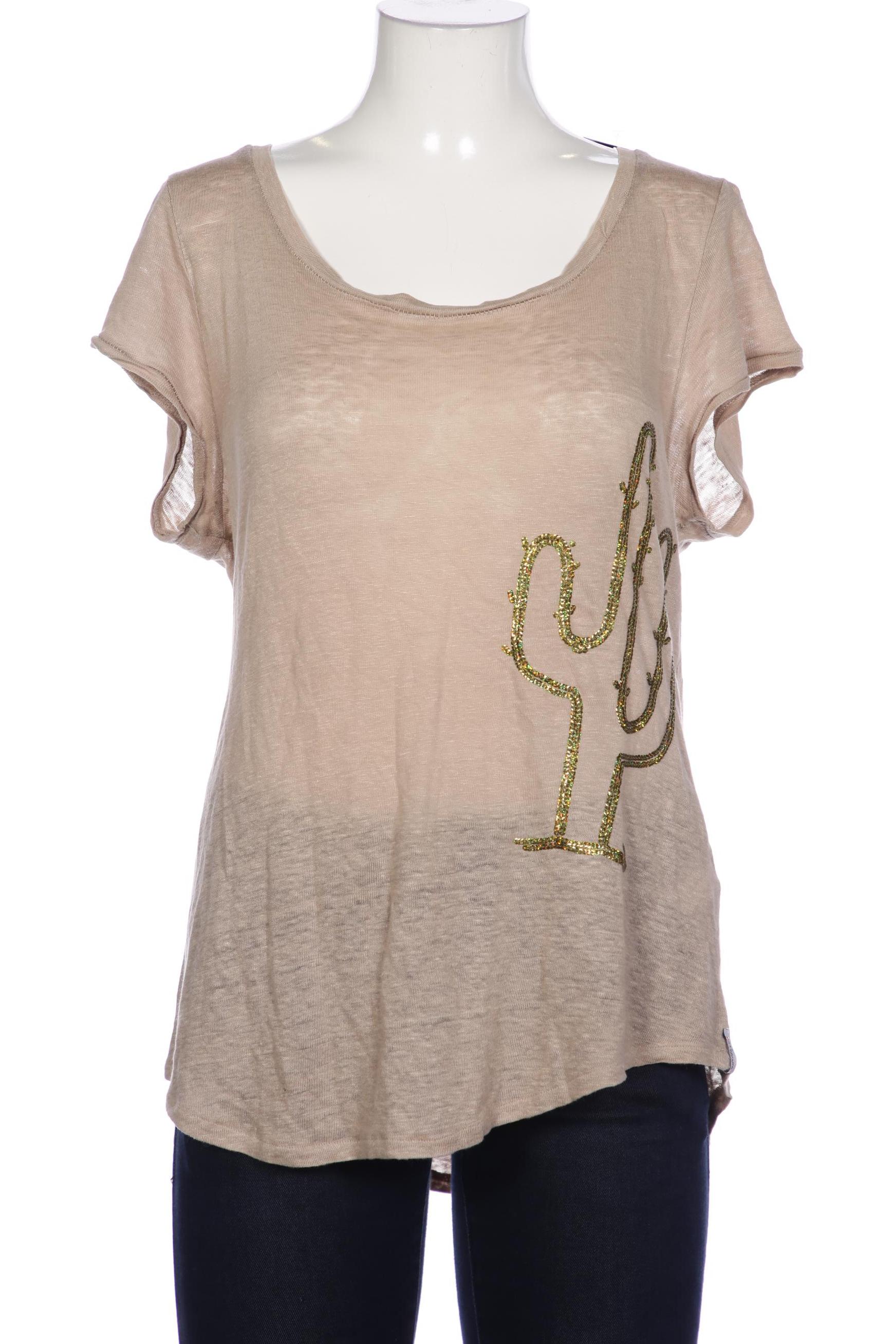 

81 hours Damen T-Shirt, beige, Gr. 42