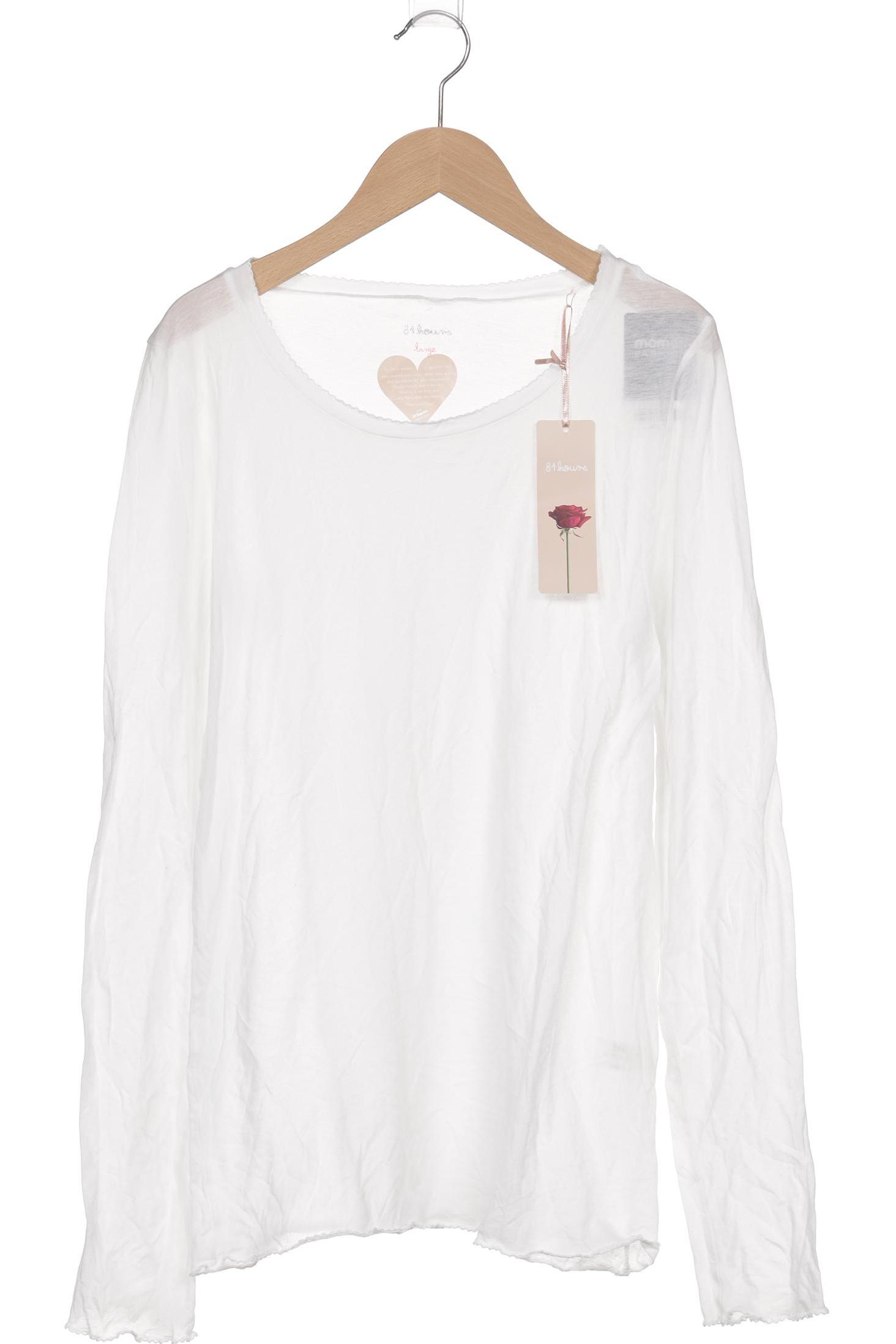 

81 hours Damen Langarmshirt, weiß, Gr. 42
