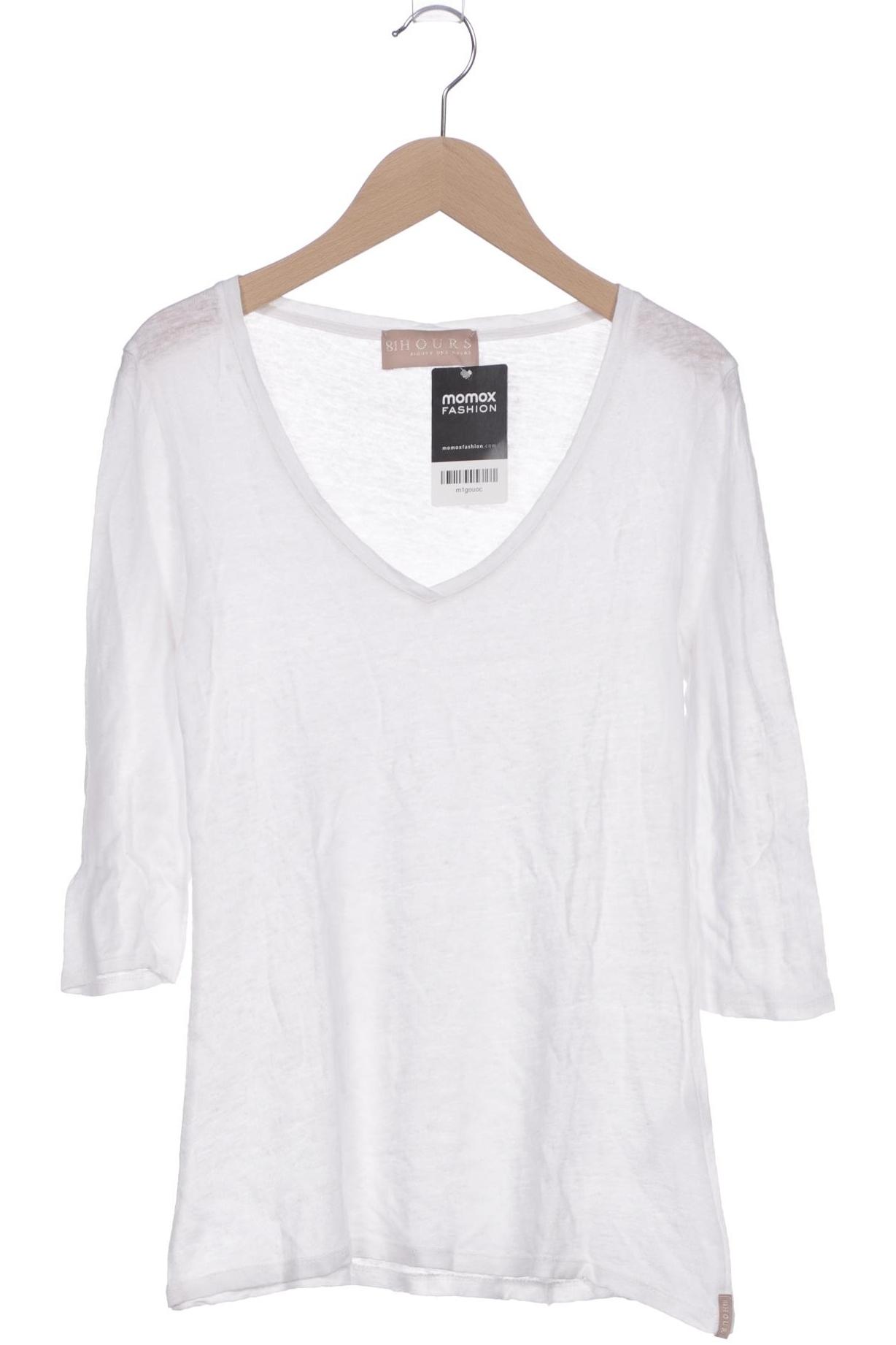 

81 hours Damen Langarmshirt, weiß, Gr. 34