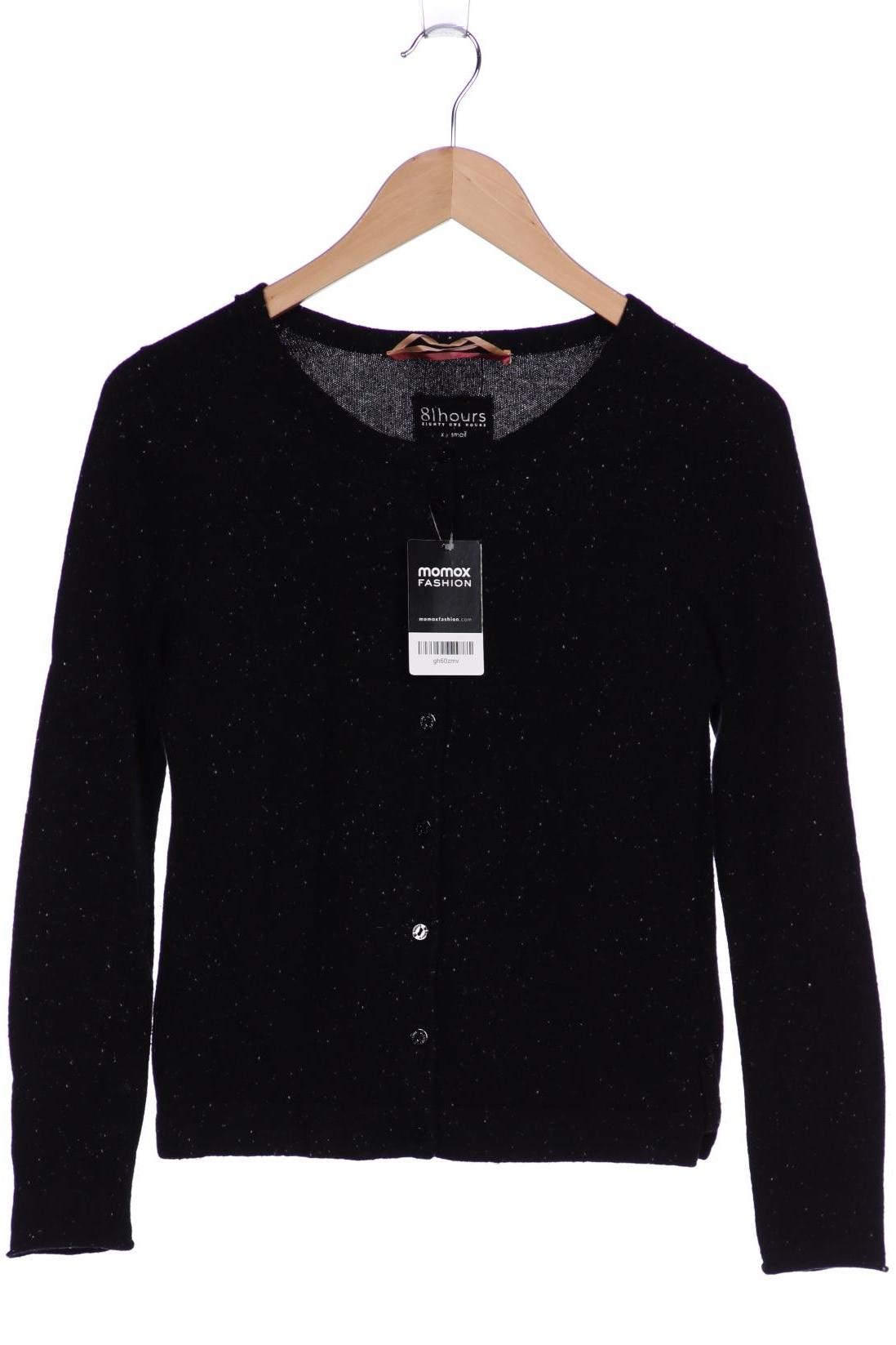 

81 hours Damen Strickjacke, schwarz, Gr. 34