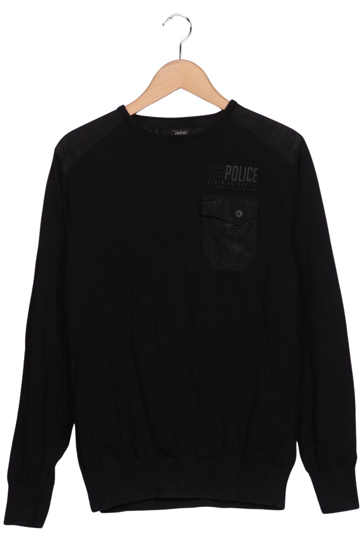 

883 Police Herren Pullover, schwarz, Gr. 52