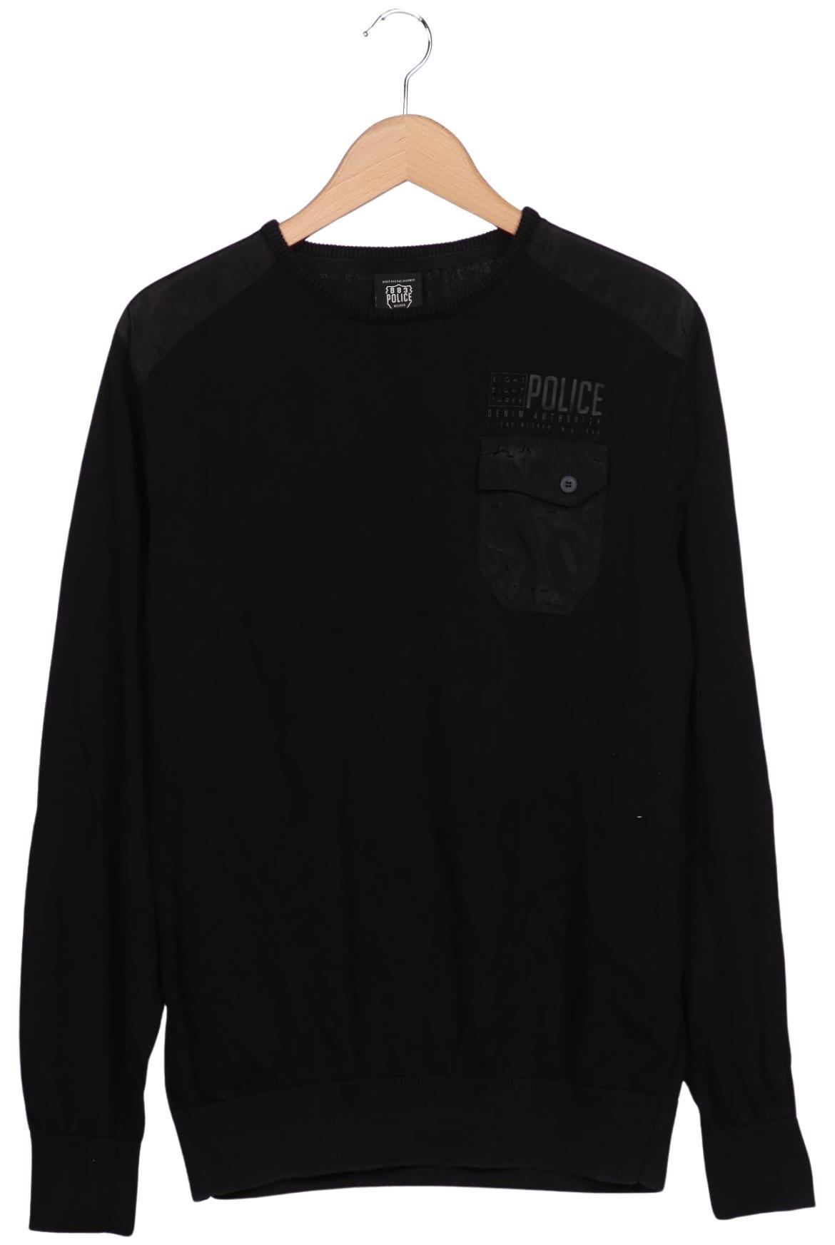 

883 Police Herren Pullover, schwarz, Gr. 54