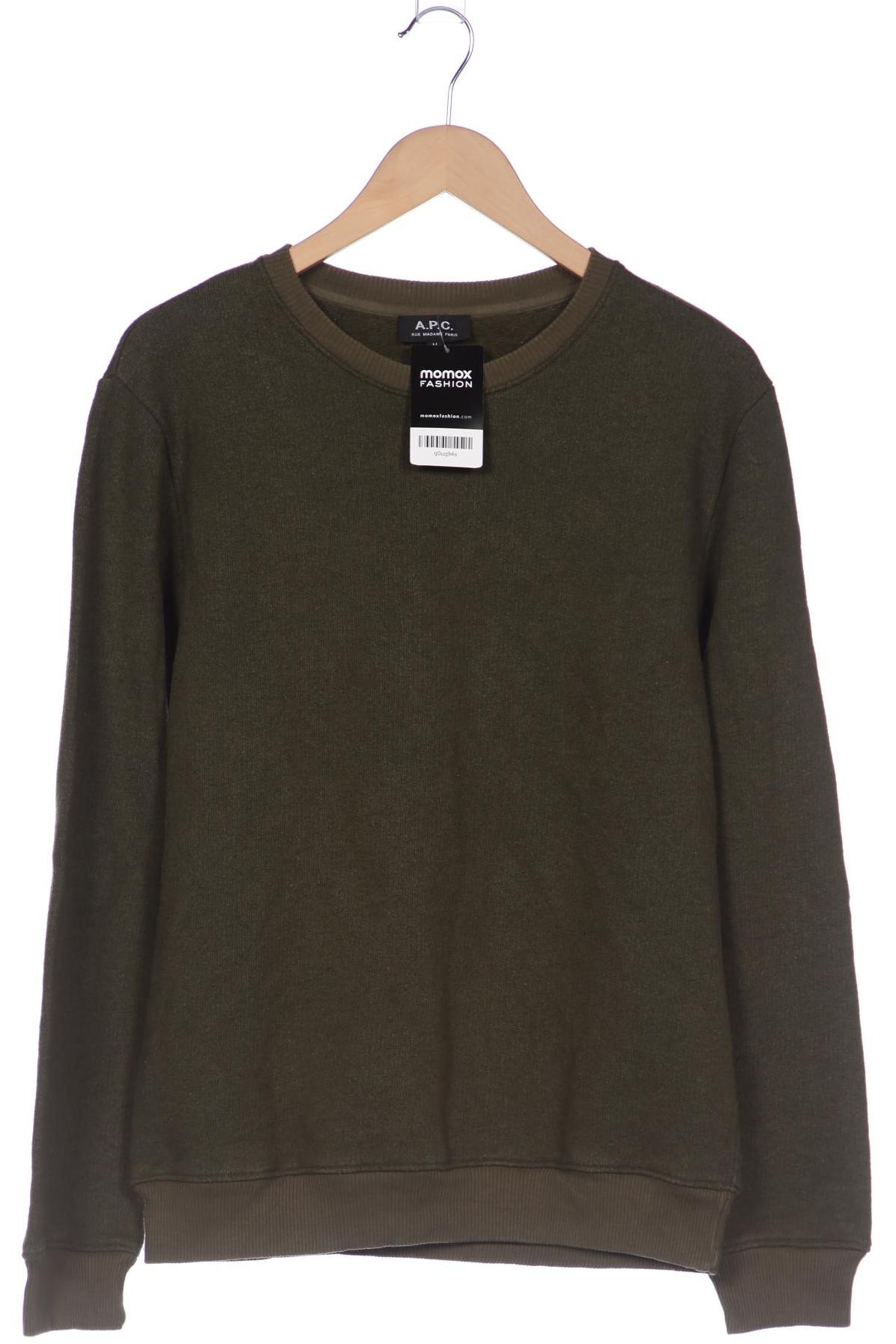 

A.p.c. Herren Pullover, grün, Gr. 48