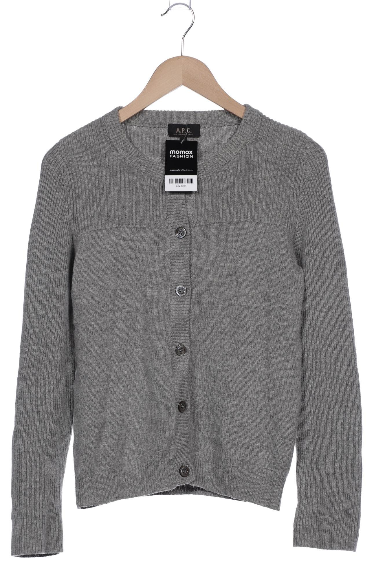 

A.p.c. Damen Strickjacke, grau, Gr. 38