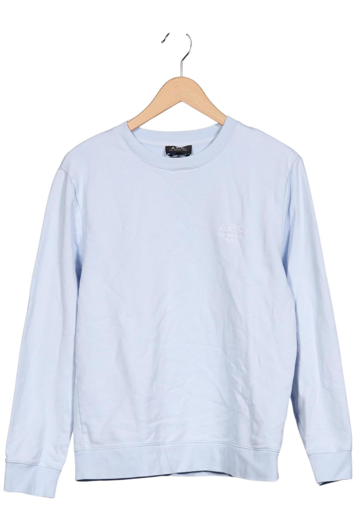 

A.p.c. Herren Sweatshirt, hellblau, Gr. 52