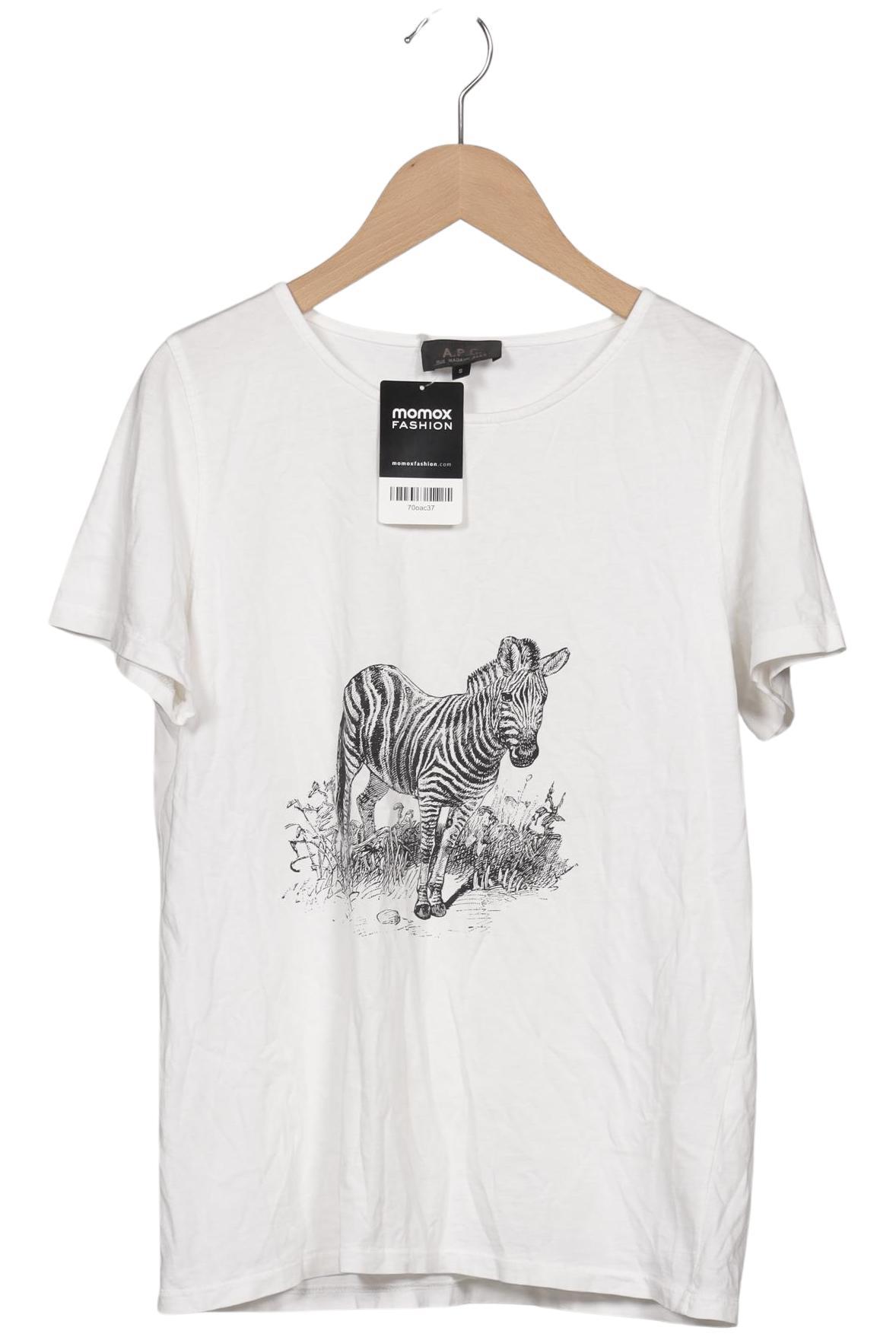 

A.p.c. Damen T-Shirt, weiß, Gr. 36