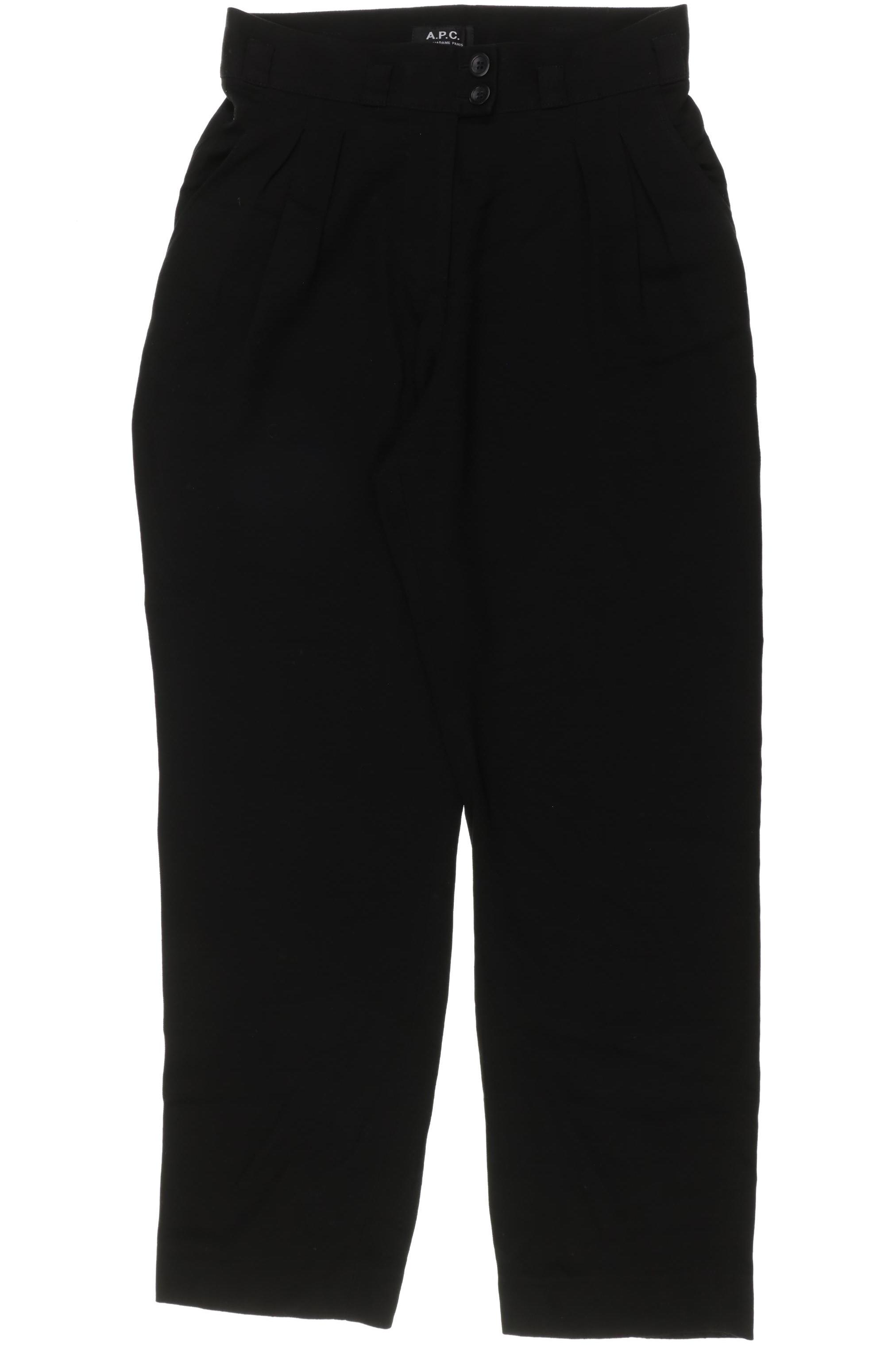 

A.p.c. Damen Stoffhose, schwarz, Gr. 38