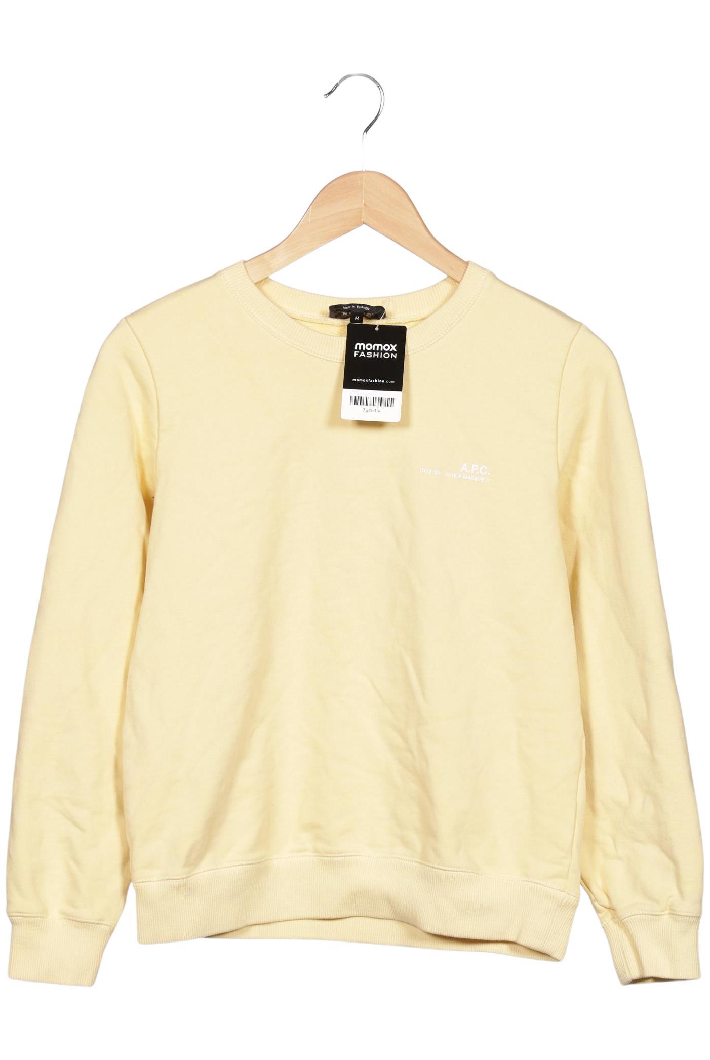 

A.p.c. Damen Sweatshirt, gelb, Gr. 38