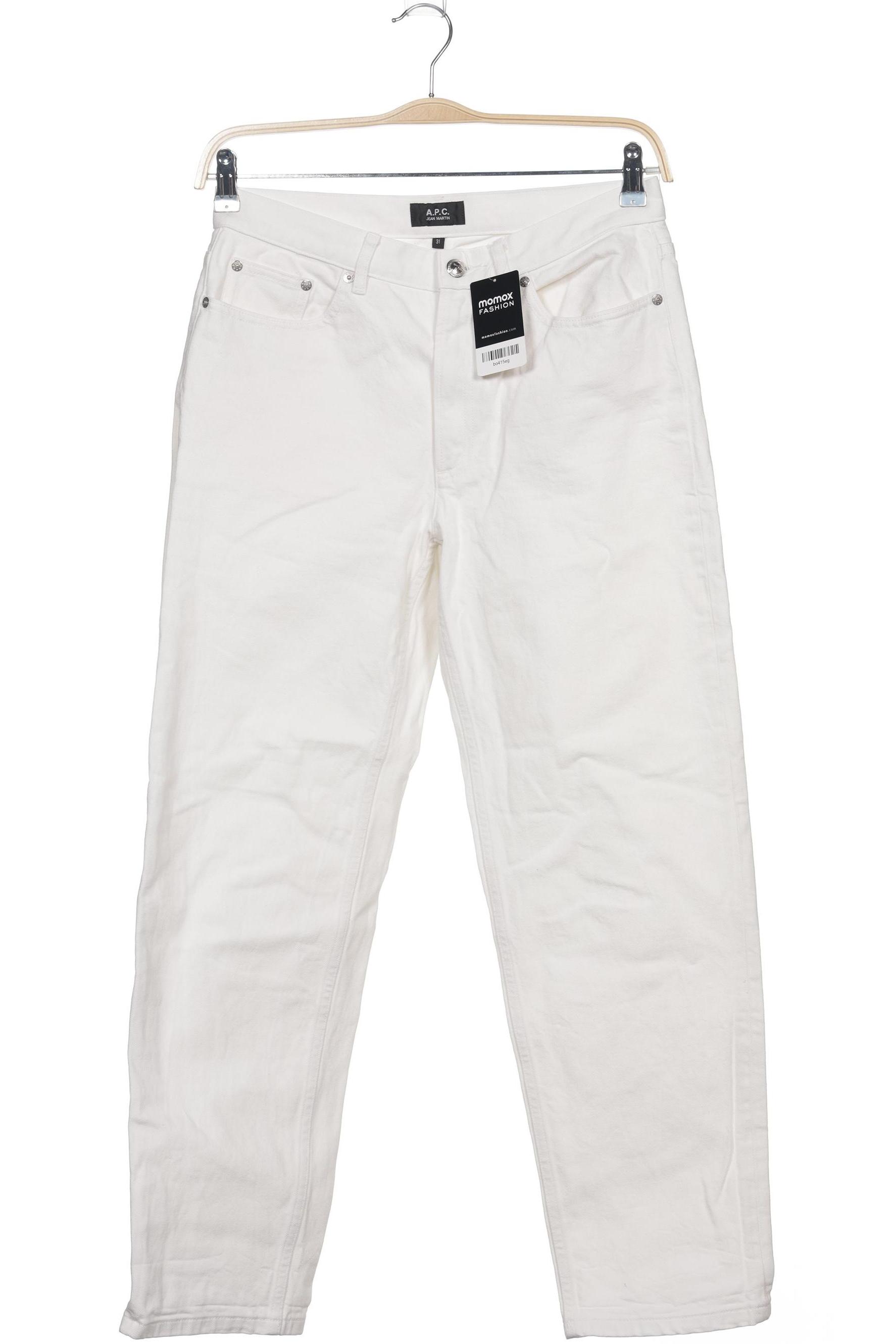 

A.p.c. Damen Jeans, weiß, Gr. 31
