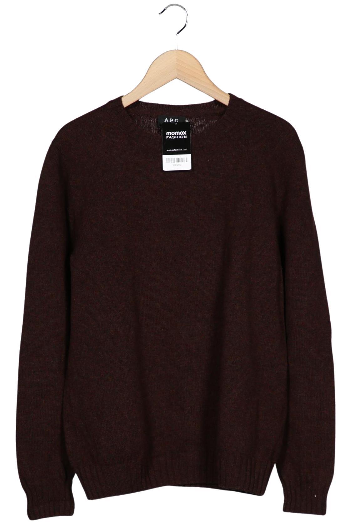 

A.p.c. Herren Pullover, bordeaux, Gr. 52