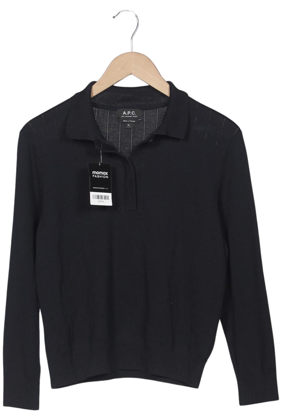 

A.p.c. Damen Poloshirt, marineblau, Gr. 44