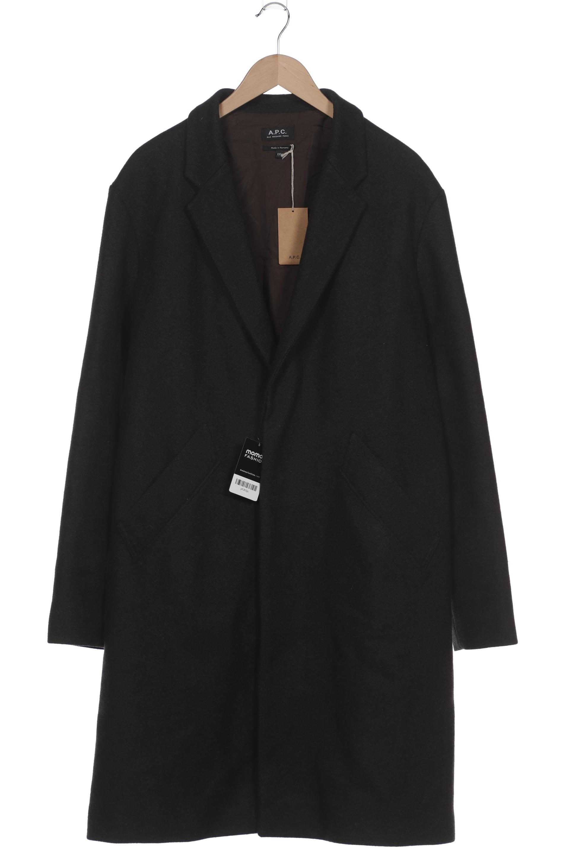 

A.p.c. Herren Mantel, schwarz, Gr. 56