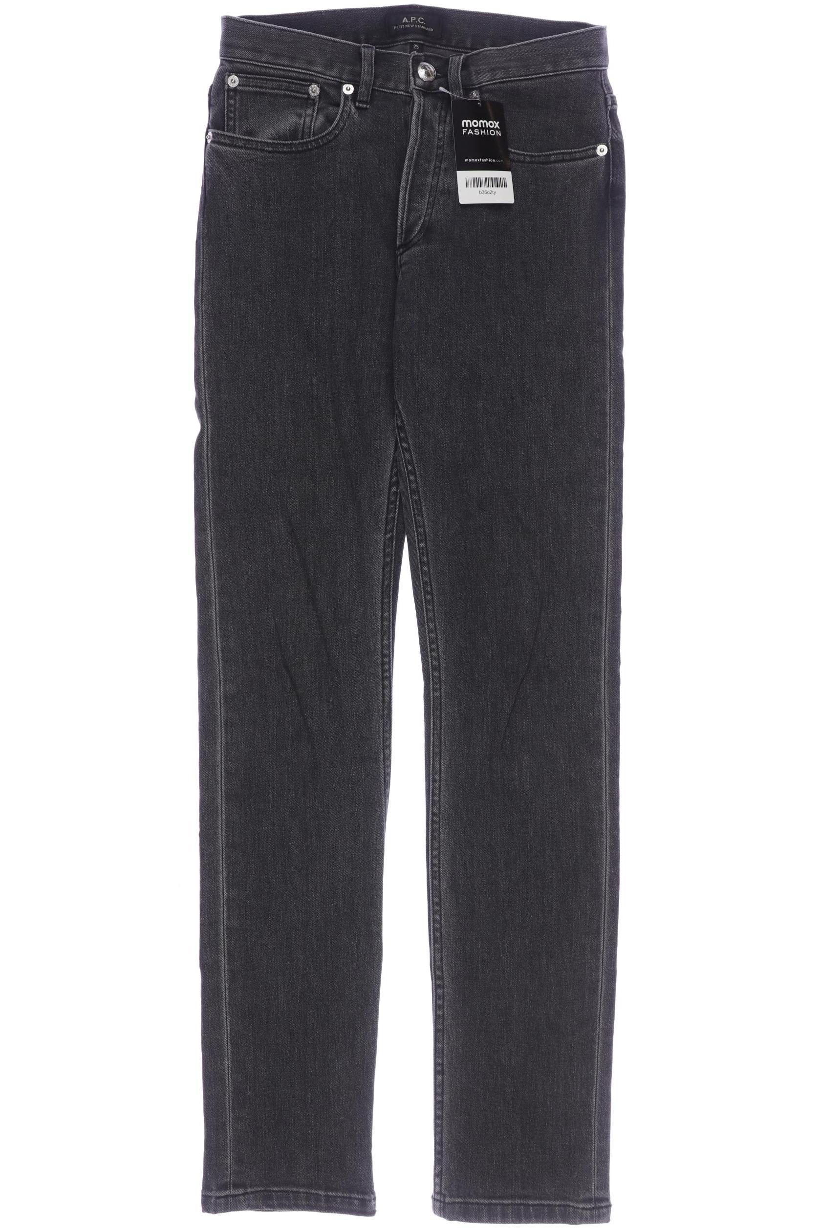 

A.p.c. Damen Jeans, grau, Gr. 25