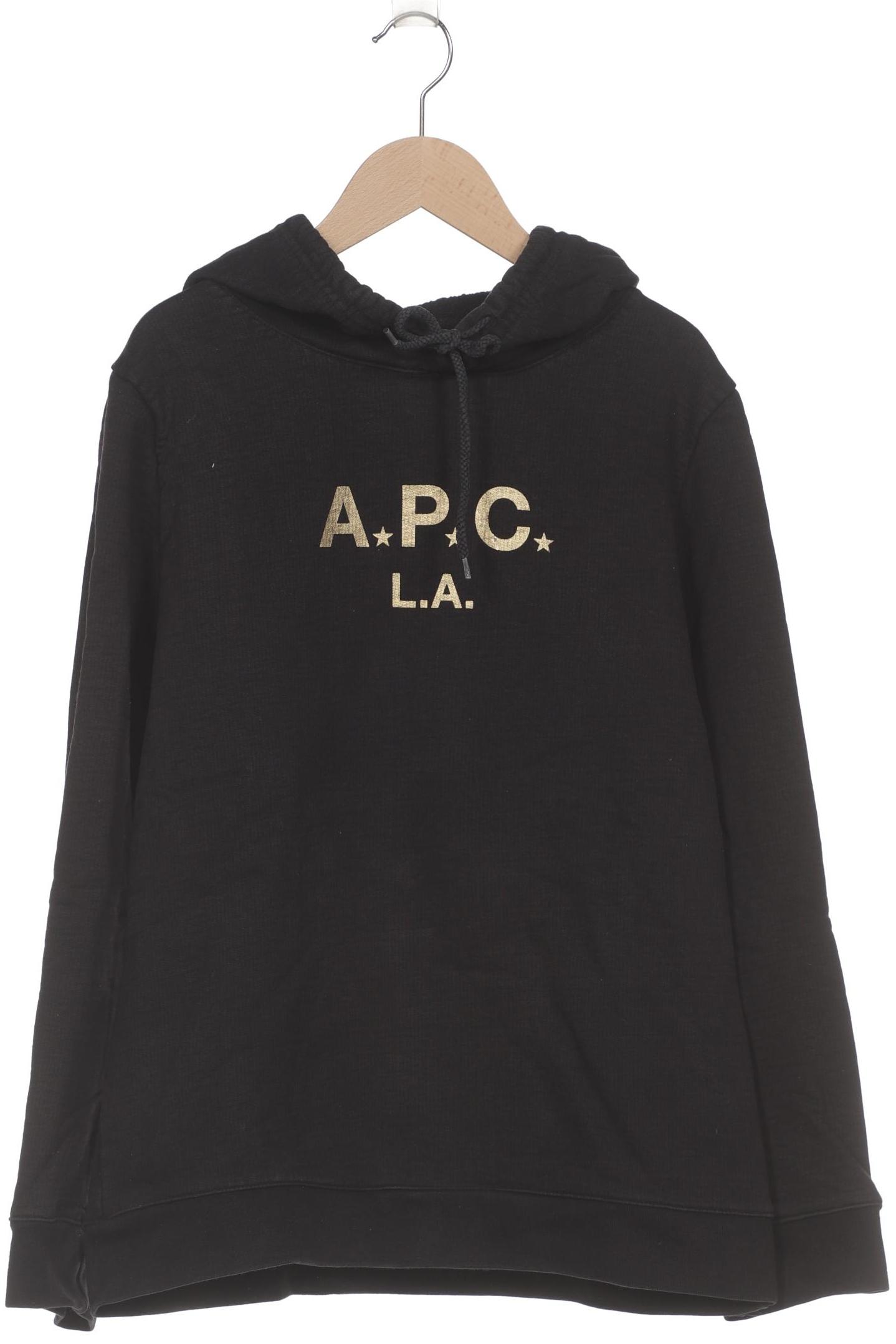 

A.p.c. Damen Kapuzenpullover, schwarz, Gr. 42