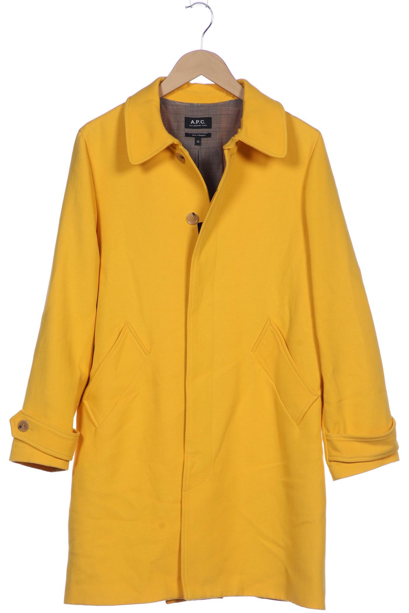 

A.p.c. Damen Mantel, gelb, Gr. 40