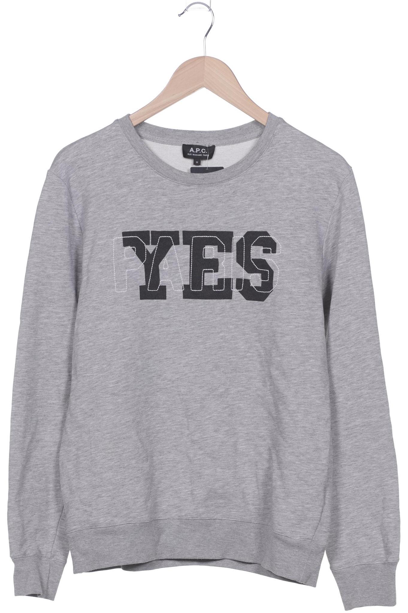 

A.p.c. Herren Sweatshirt, grau, Gr. 48