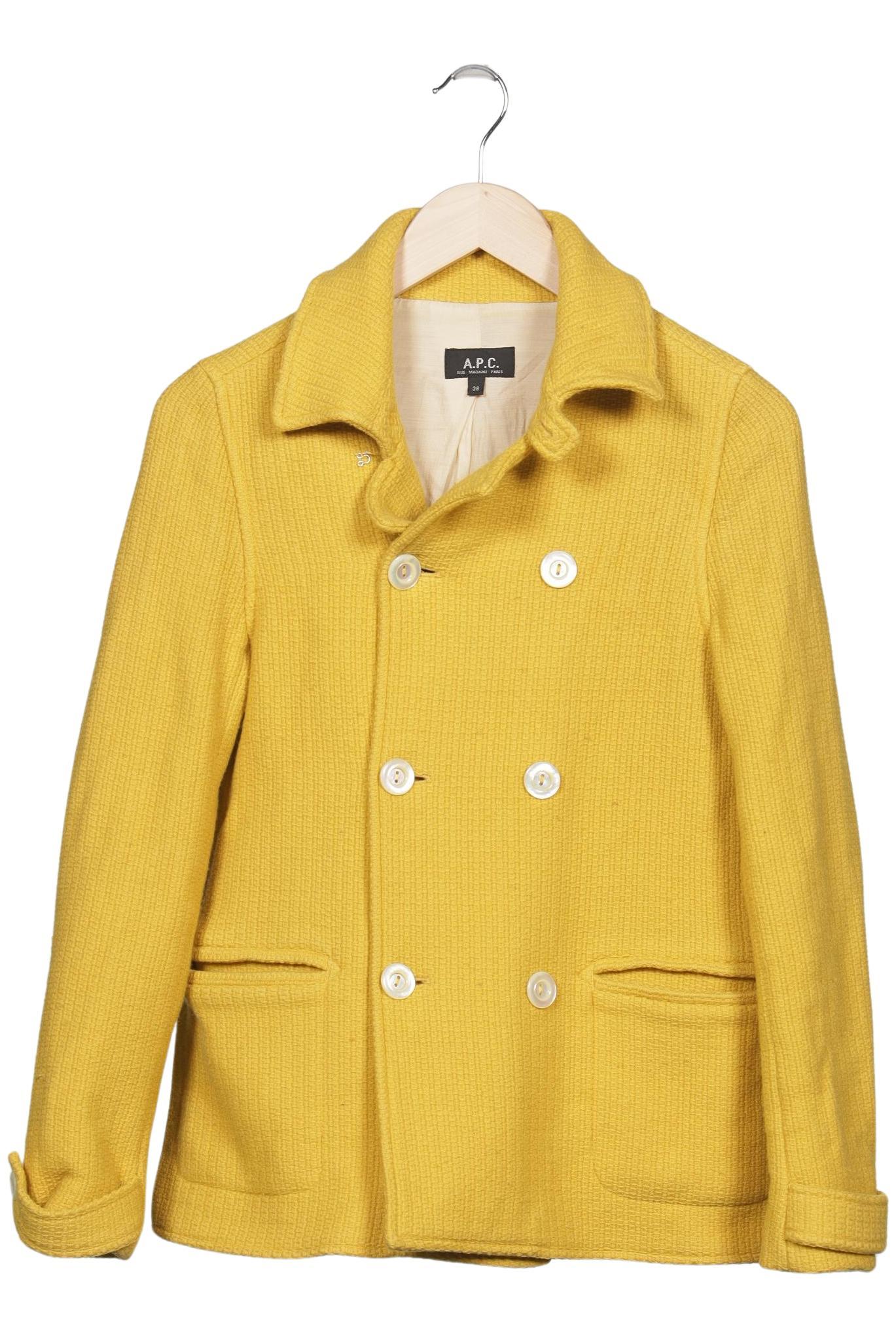 

A.p.c. Damen Jacke, gelb, Gr. 38