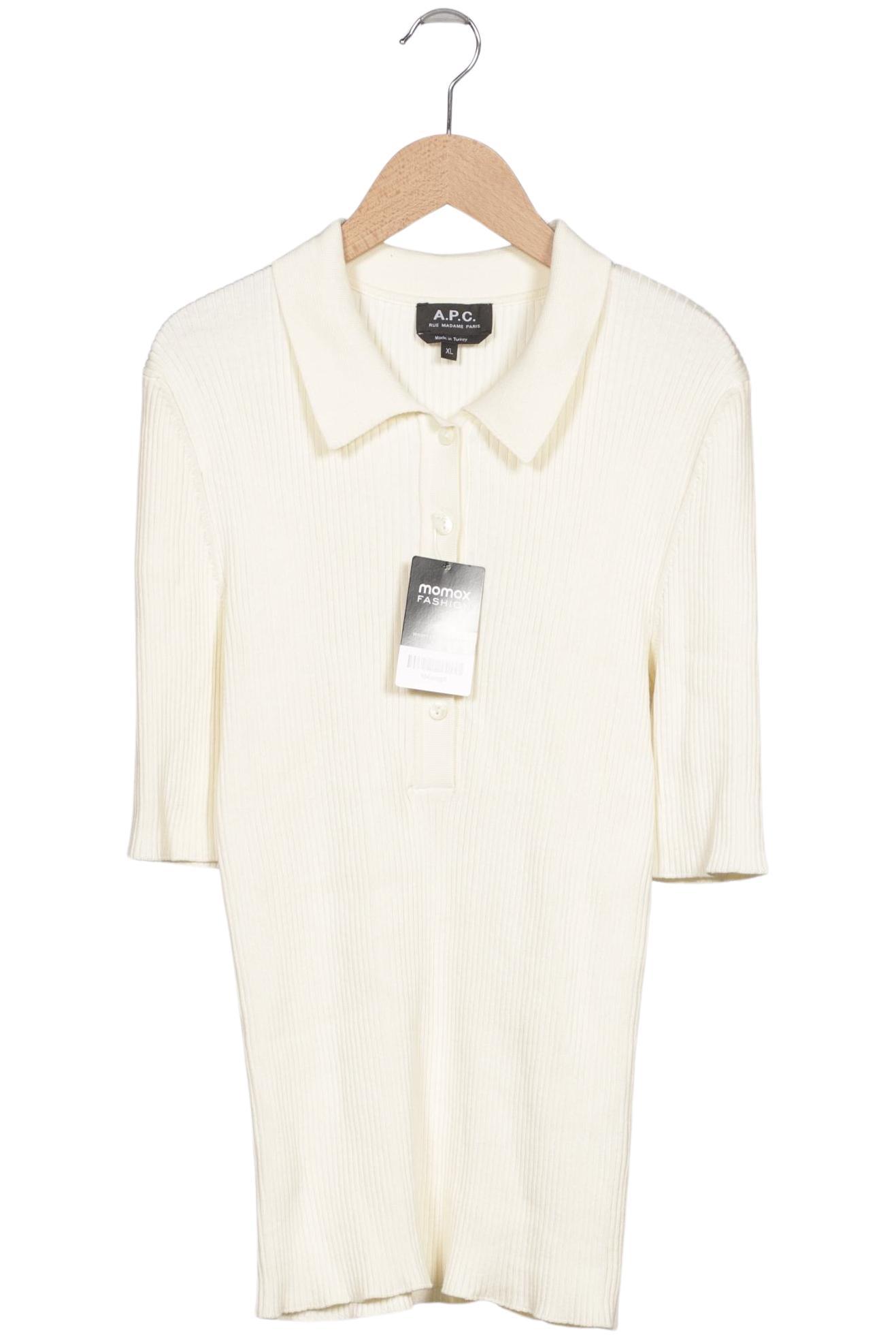 

A.p.c. Damen Poloshirt, cremeweiß, Gr. 44