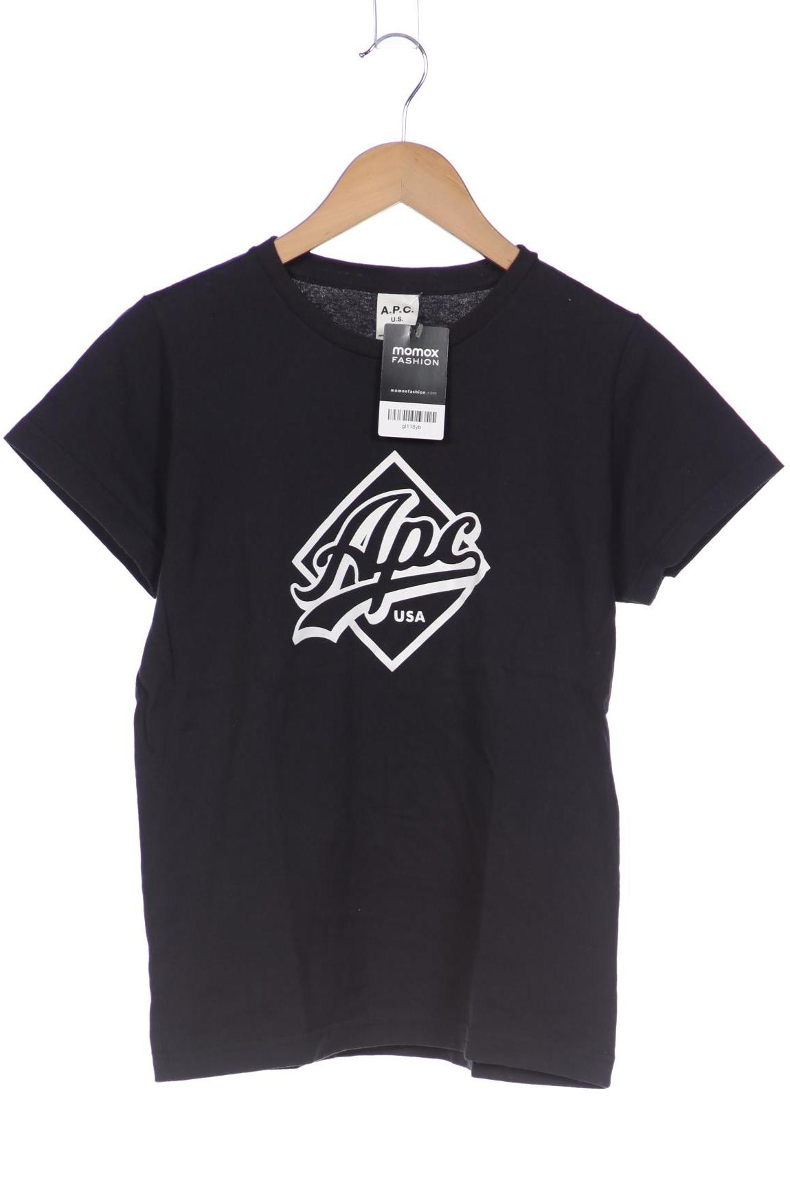 

A.p.c. Damen T-Shirt, marineblau, Gr. 38