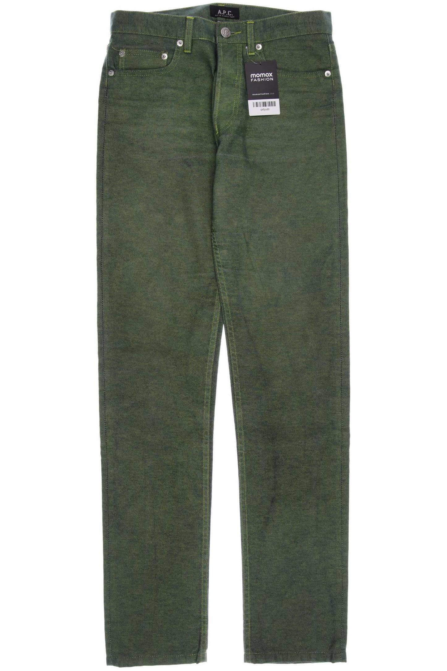 

A.p.c. Damen Jeans, grün, Gr. 26