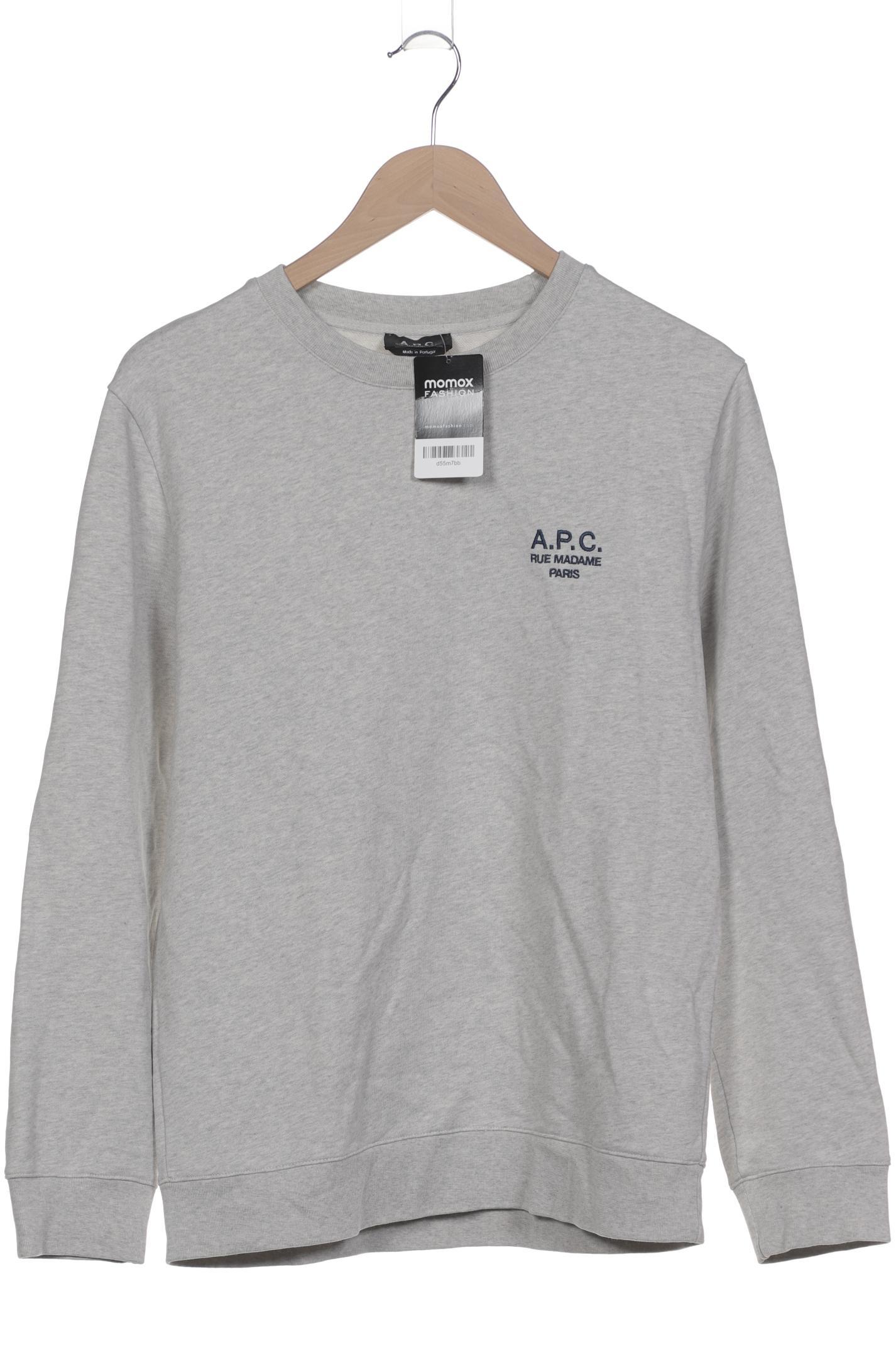 

A.p.c. Herren Sweatshirt, grau, Gr. 52