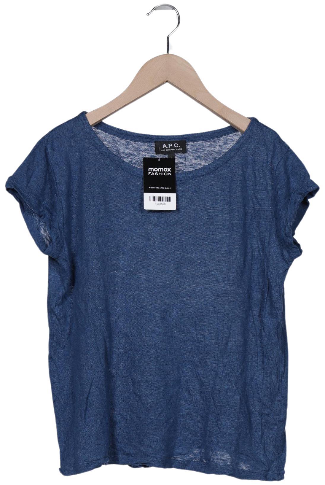 

A.p.c. Damen T-Shirt, blau, Gr. 36