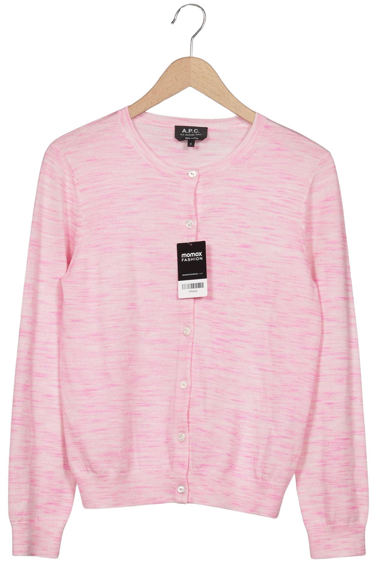

A.p.c. Damen Strickjacke, pink, Gr. 36