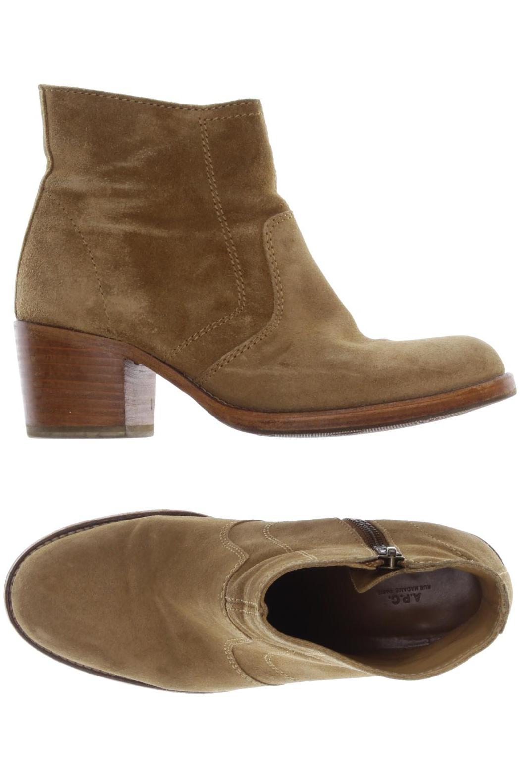 

A.p.c. Damen Stiefelette, beige, Gr. 37