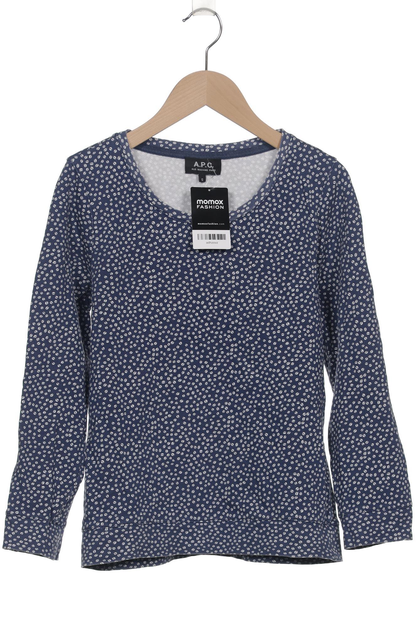 

A.p.c. Damen Sweatshirt, marineblau, Gr. 36