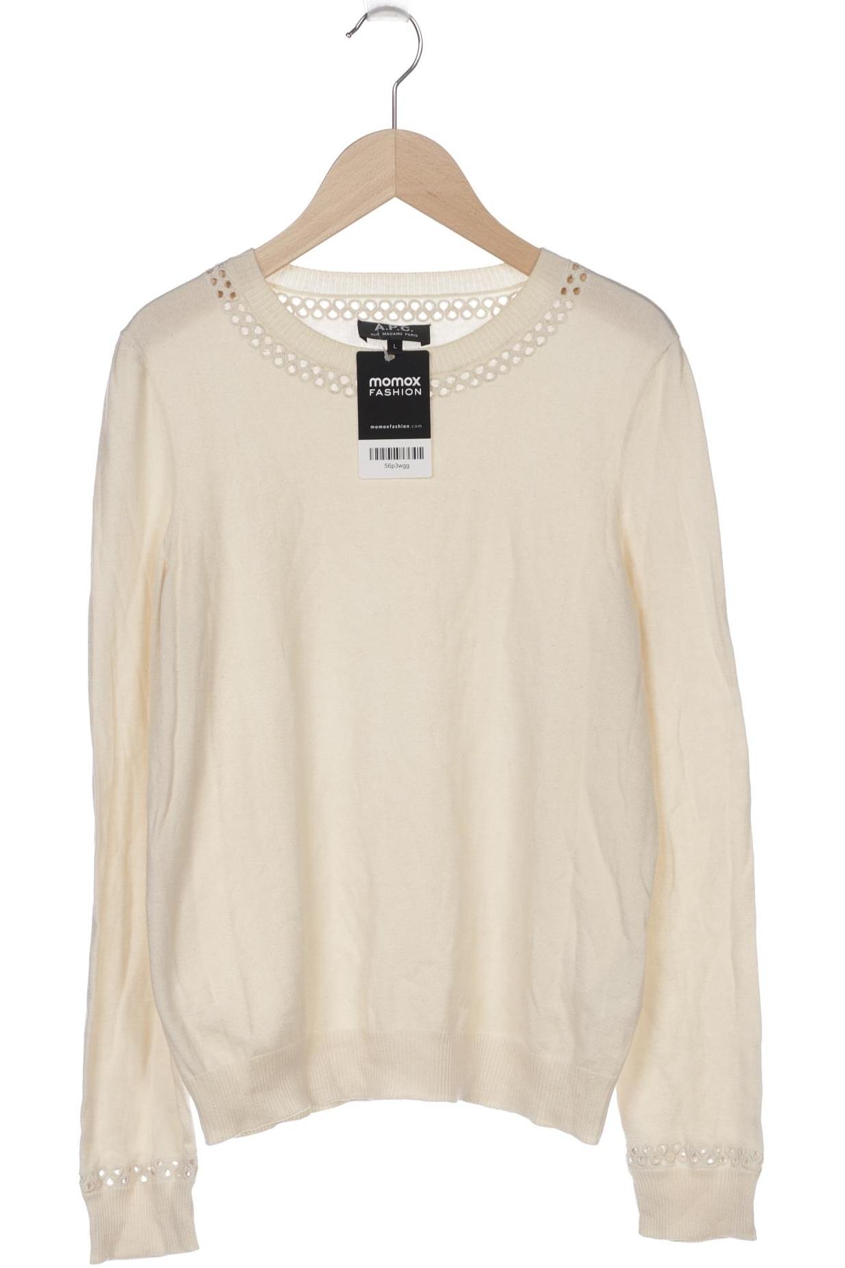 Thumbnail - A.p.c. Damen Pullover, cremeweiß, Gr. 42