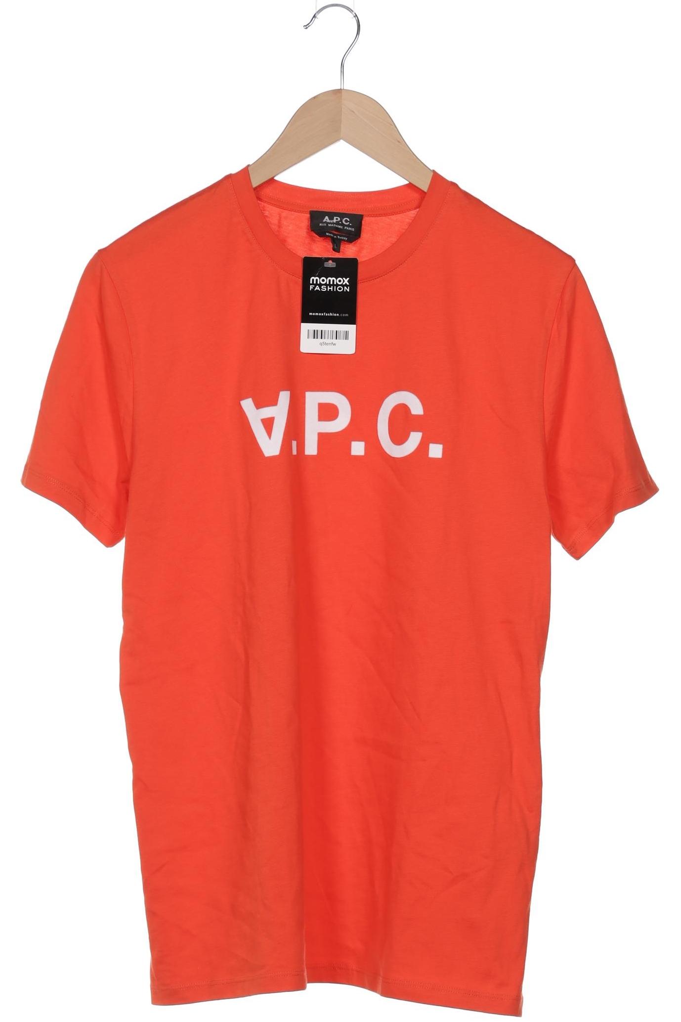 

A.p.c. Herren T-Shirt, rot, Gr. 52
