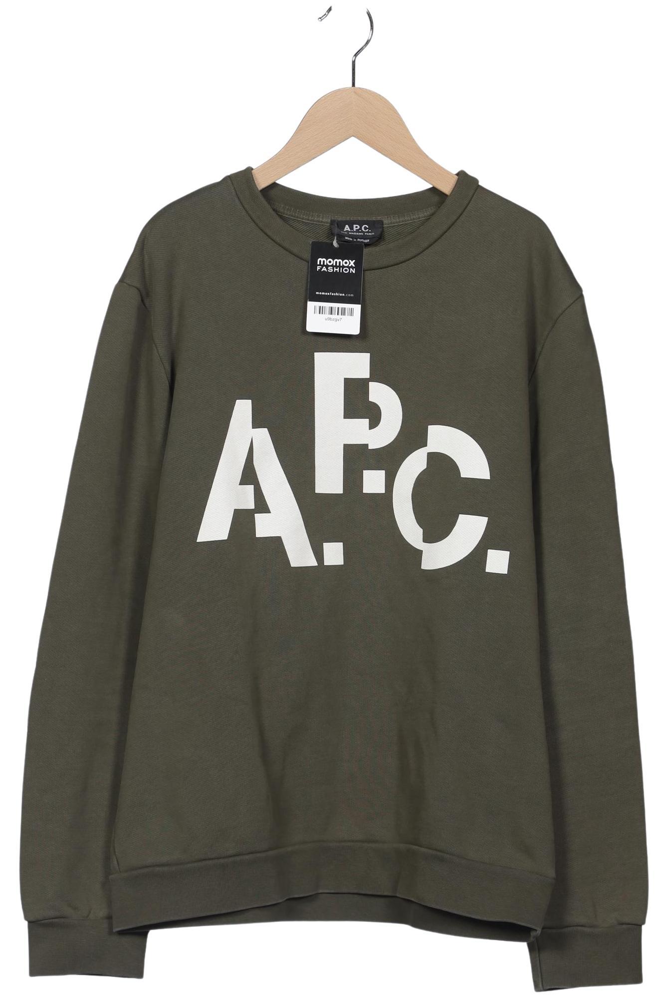 

A.p.c. Herren Sweatshirt, grün, Gr. 52