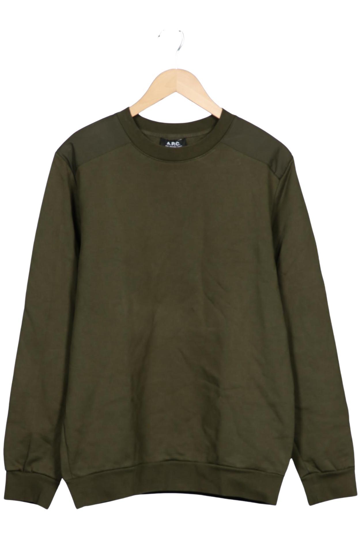 

A.p.c. Herren Sweatshirt, grün, Gr. 54