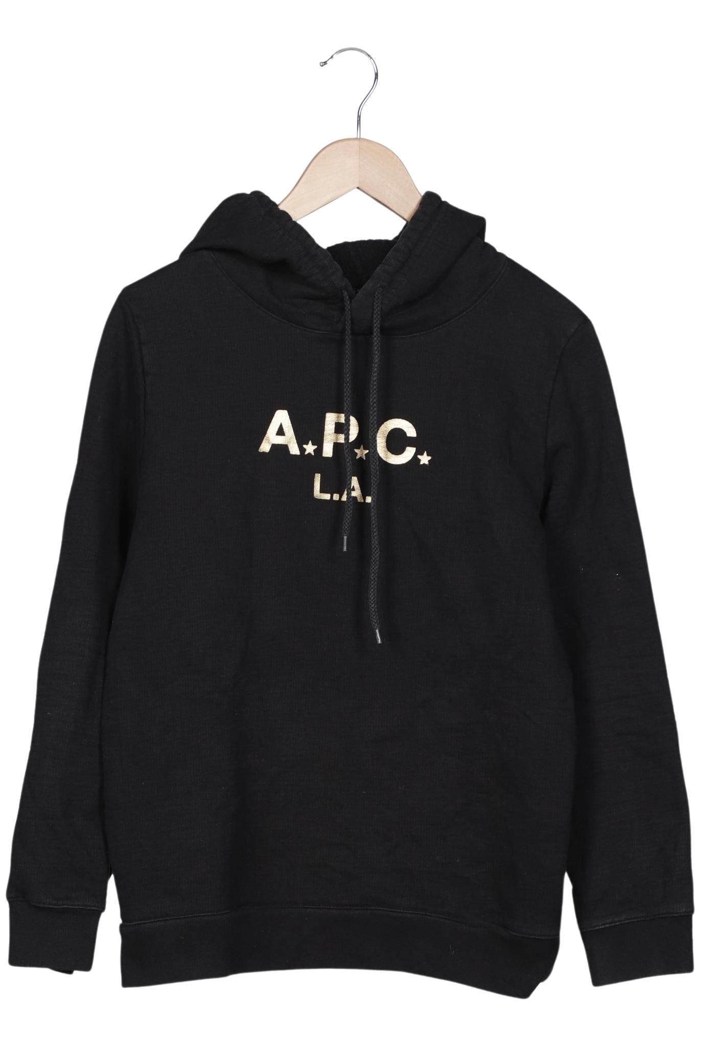

A.p.c. Damen Kapuzenpullover, schwarz, Gr. 42