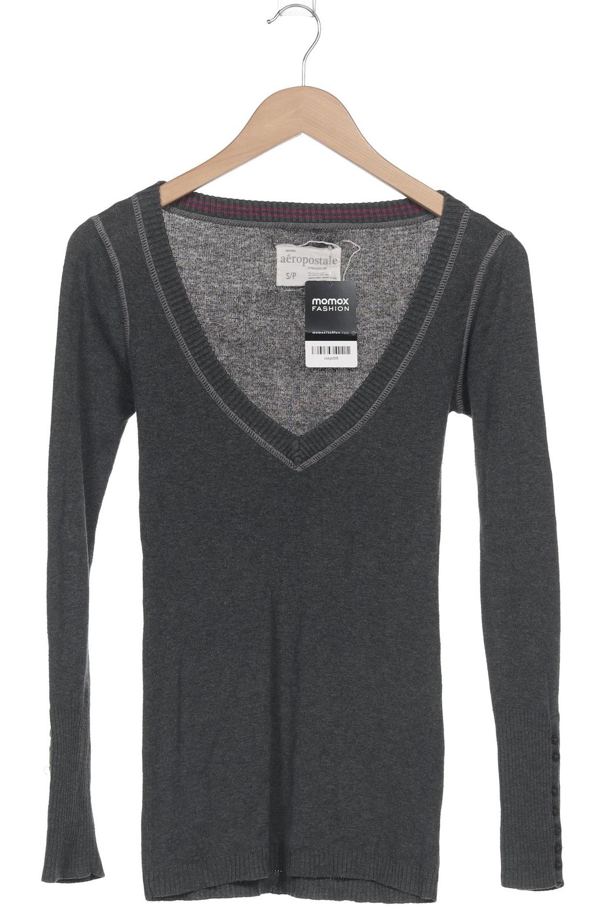 

Aéropostale Damen Langarmshirt, grau, Gr. 36