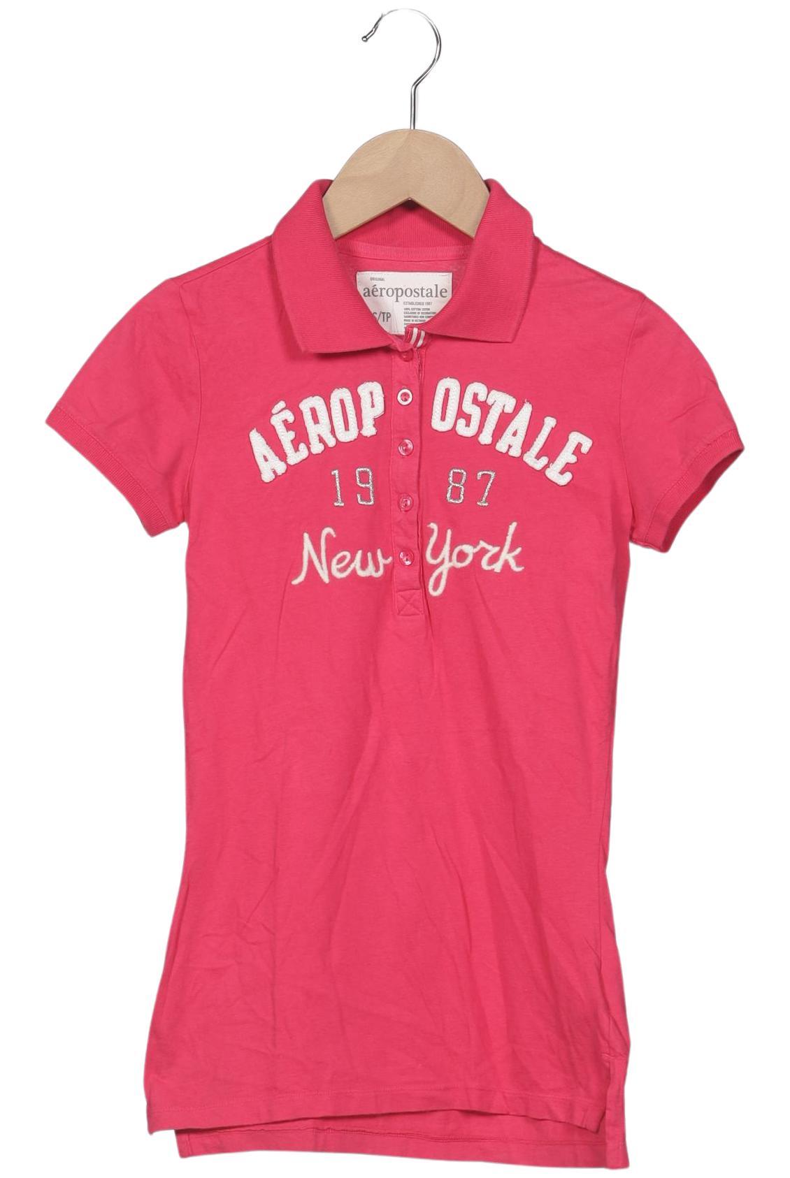 

Aéropostale Damen Poloshirt, pink, Gr. 34