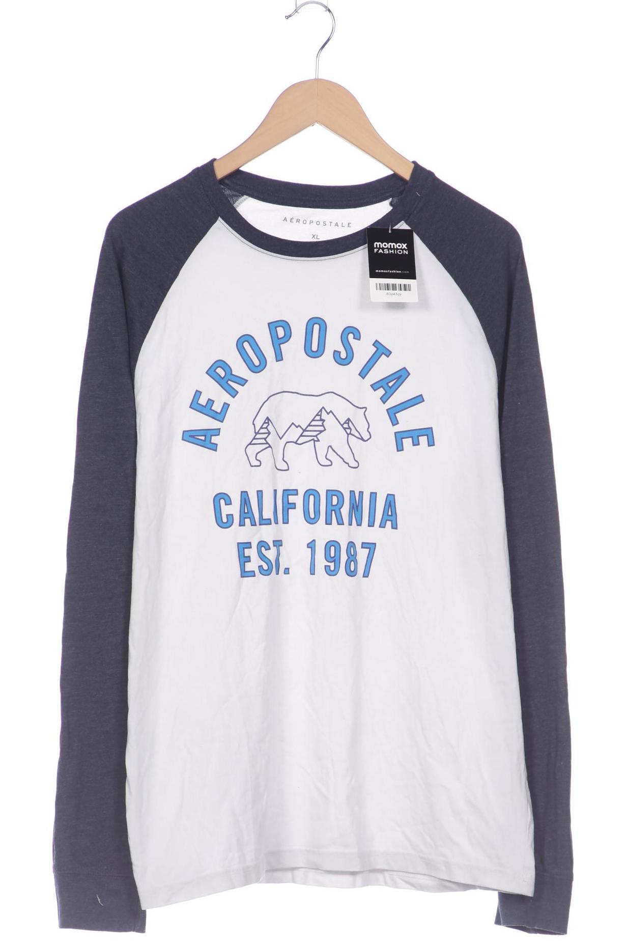 

Aéropostale Herren Langarmshirt, weiß, Gr. 54