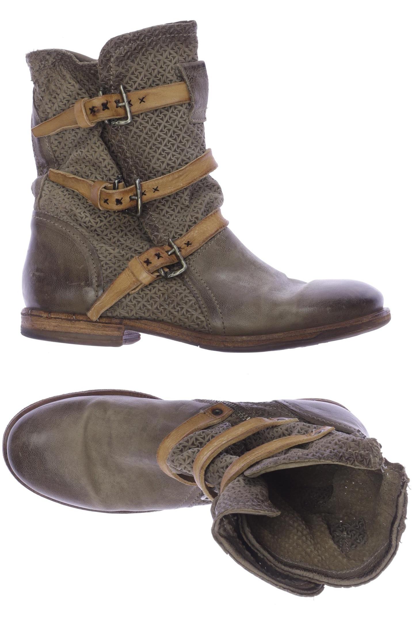 

A.s.98 Damen Stiefelette, beige, Gr. 40