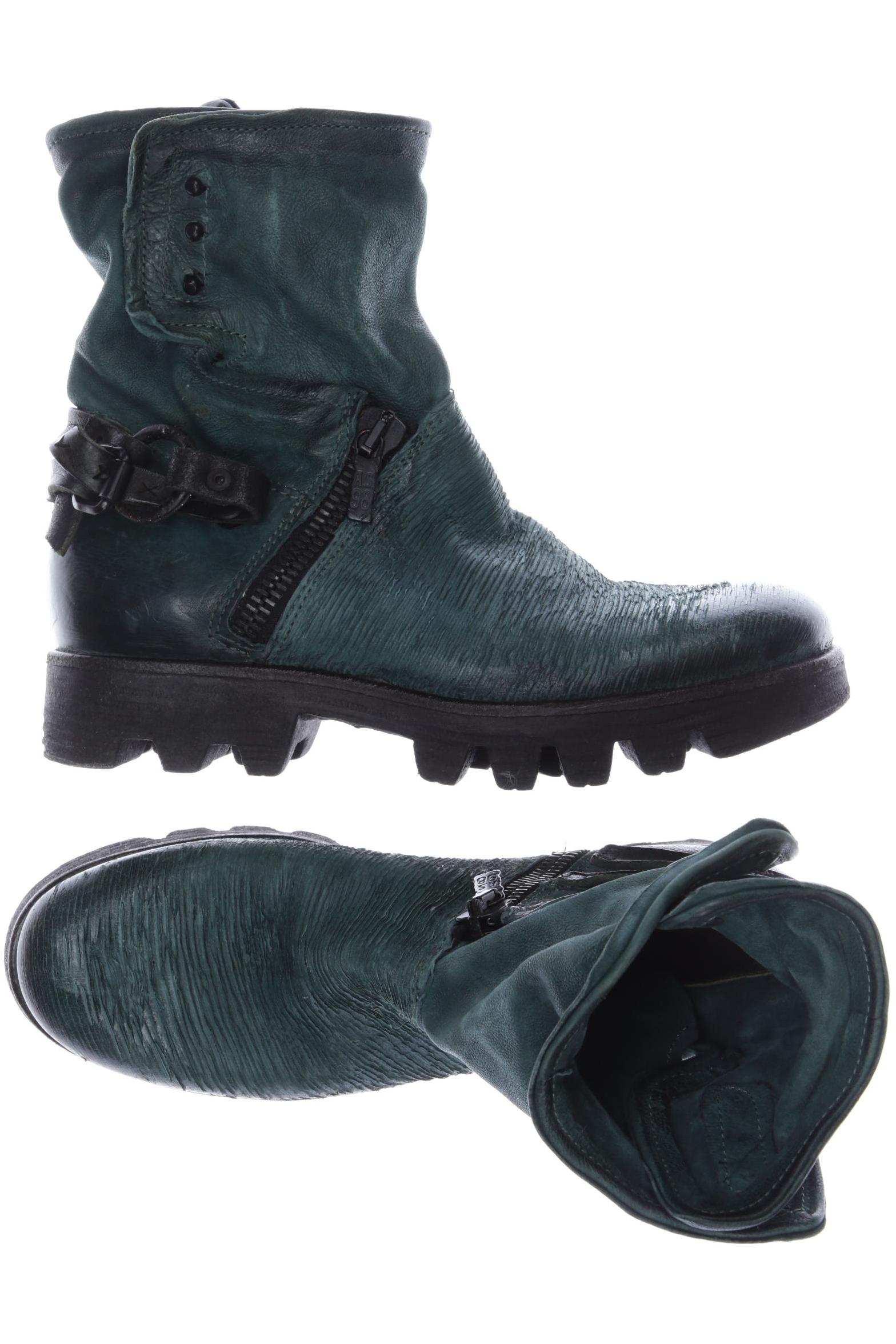 

A.s.98 Damen Stiefelette, grün, Gr. 39